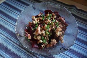 Rote Beete Tintenfisch